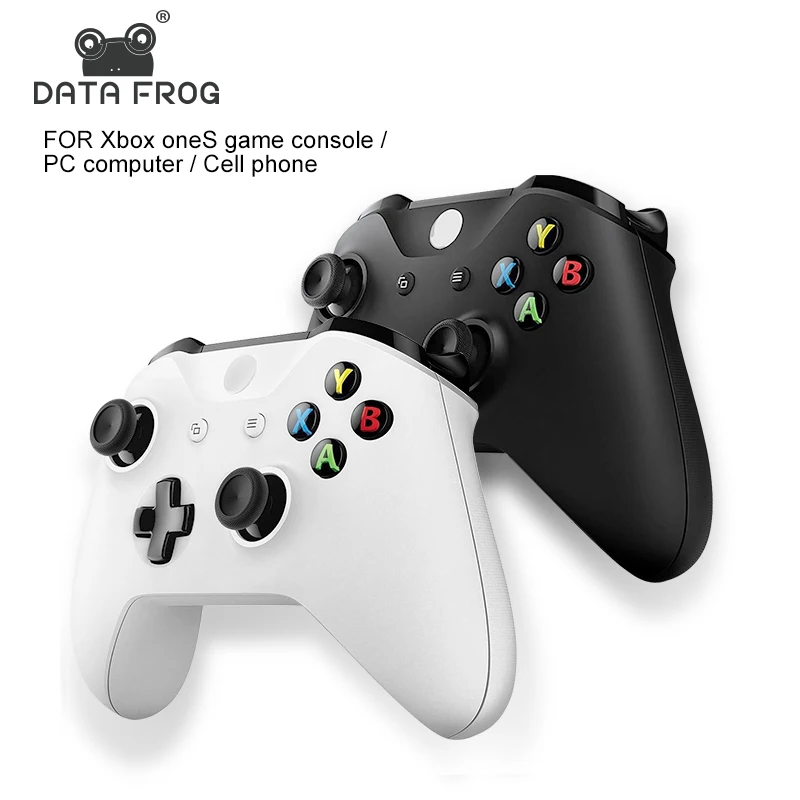 

Беспроводной Bluetooth-контроллер Data Frog, тонкий вибрирующий джойстик для Xbox One, геймпад для телефона/ПК Win7/8/10