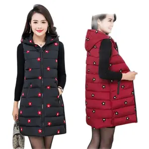 Новинка 2021, зимние теплые куртки, женская мода, большой размер, толстый длинный жилет с капюшоном, Размер 5XL, зимняя парка, пальто N913