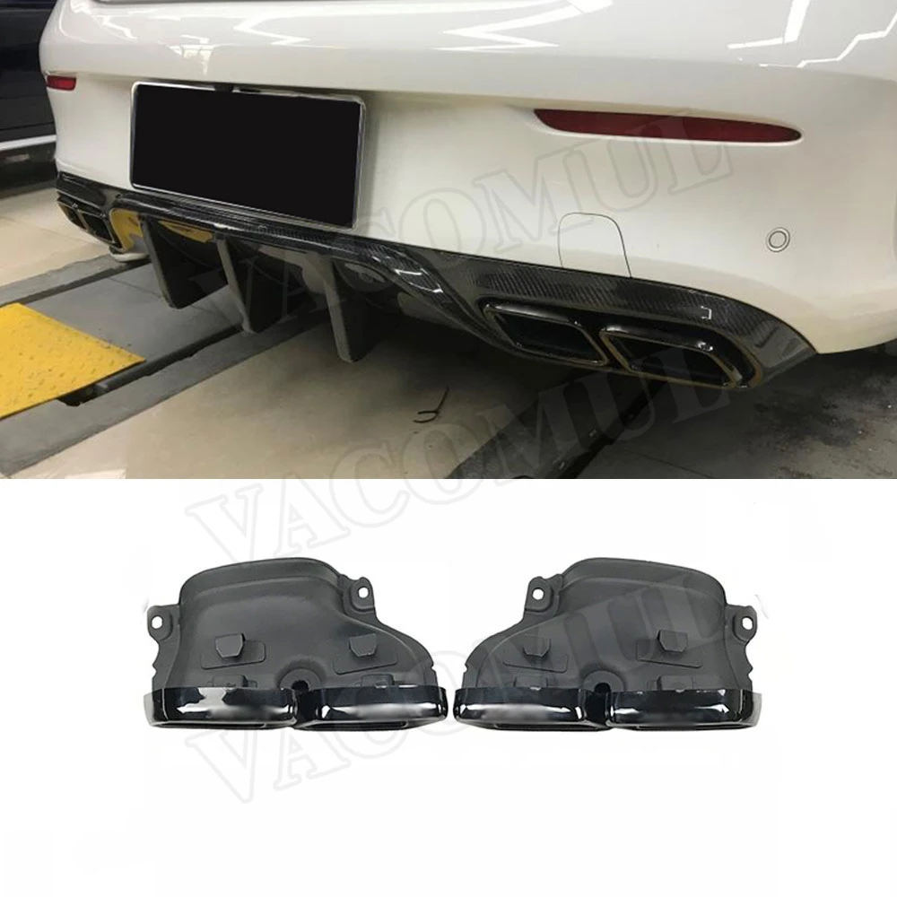 Автомобильный глушитель выхлопной трубы из нержавеющей стали наконечники для