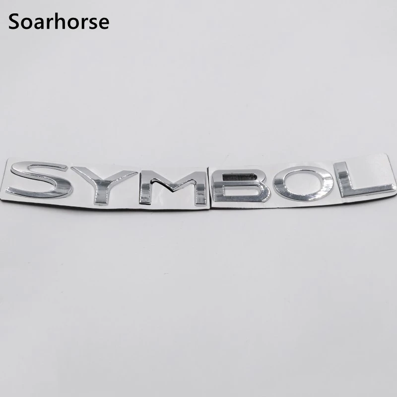 

For Renault Clio Symbol Sticker Car Tailgate Decoration Emblem Badge Logo
