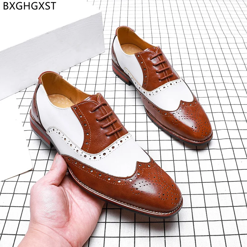

Black Brogues Men Office Shoes Formal Dress Shoes Men Fashion Italian Oxford Shoes for Men 2023 Zapatos De Vestir De Los Hombres