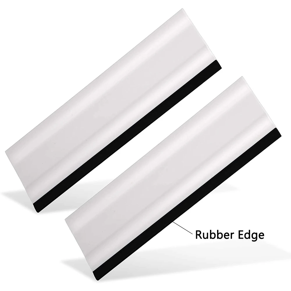 EHDIS 2 шт. скребок для мытья окон виниловая упаковка пластиковый резиновое лезвие