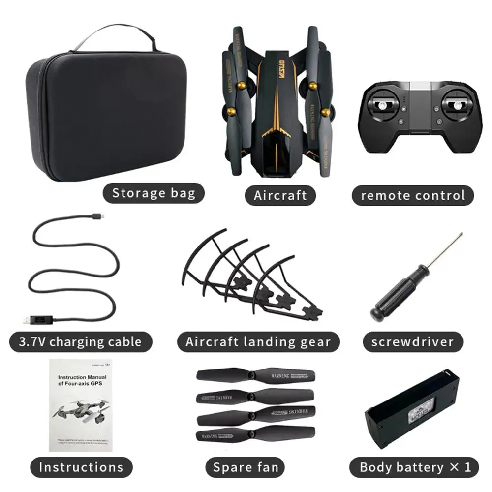 RCtown VISUO XS812 GPS 5G WiFi FPV Дрон 4k Профессиональная HD камера 15 минут время полета