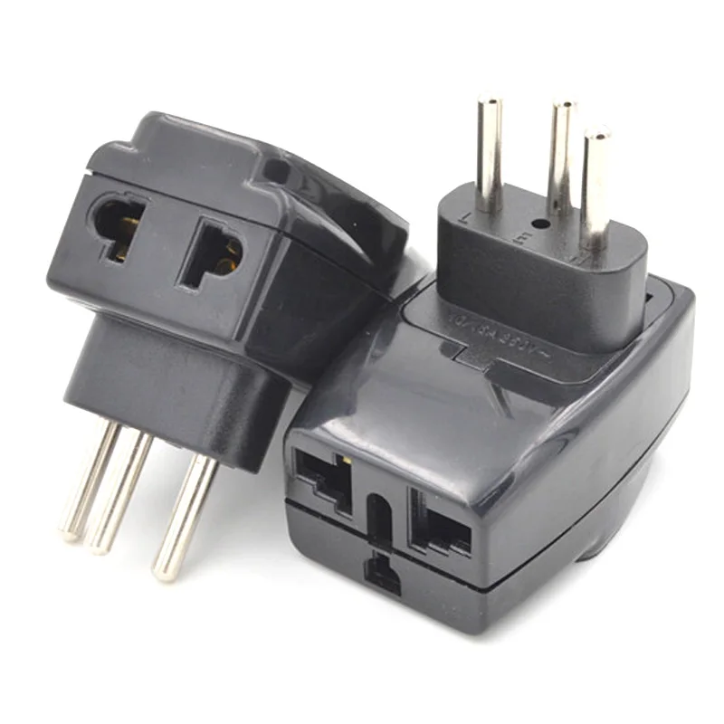 Универсальный переходник для розетки питания 10 А 2 в 1 подходит путешествий из
