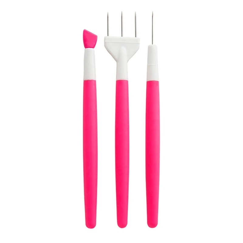 

LXAF Fondant Tools Exhaust Needle Carving Knife, Exhaust Needle Carving Knife Hook Line Drawing Brush, 15Pcs
