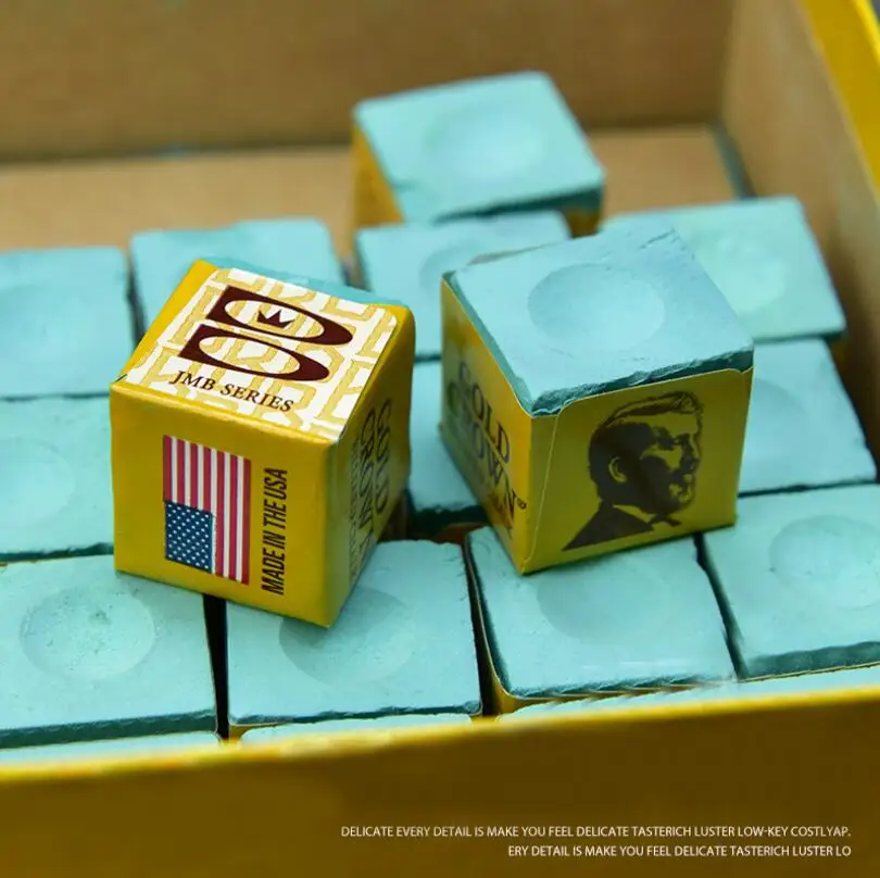 Оригинальный бриллиантовый Мел для бильярда 2 штуки аксессуары мел