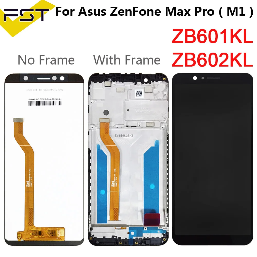 ЖК дисплей 5 99 дюйма для Asus ZenFone Max Pro (M1) ZB601KL ZB602KL сенсорная панель стекло экран с