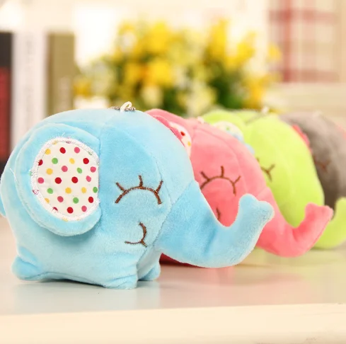 Милая плюшевая кукла слон мягкая игрушка присоска машина & комната оконная