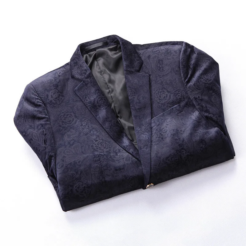 Пийзер PYJTRL мужской в ретро стиле винтажный Повседневный бархатный блейзер с