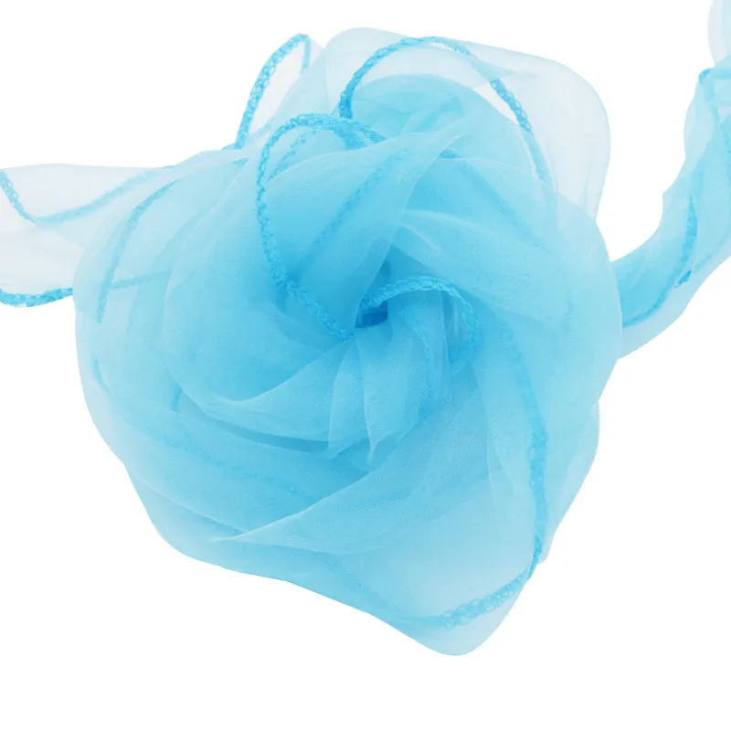 Turquoise FERR, 100 шт, новинка, органза, на стул, с поясом, с бантом, для свадебной вечеринки, украшения, Свадебный продукт, высокое качество - Цвет: Turquoise