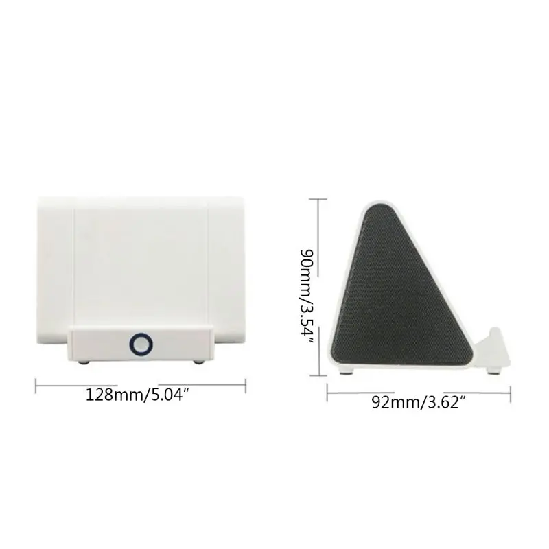 Portable Wireless Induction Speaker Auto-sensing Speakers Mobile Phone Stand Mini Sound Box Audio Sensors Super Bass Loudspeaker