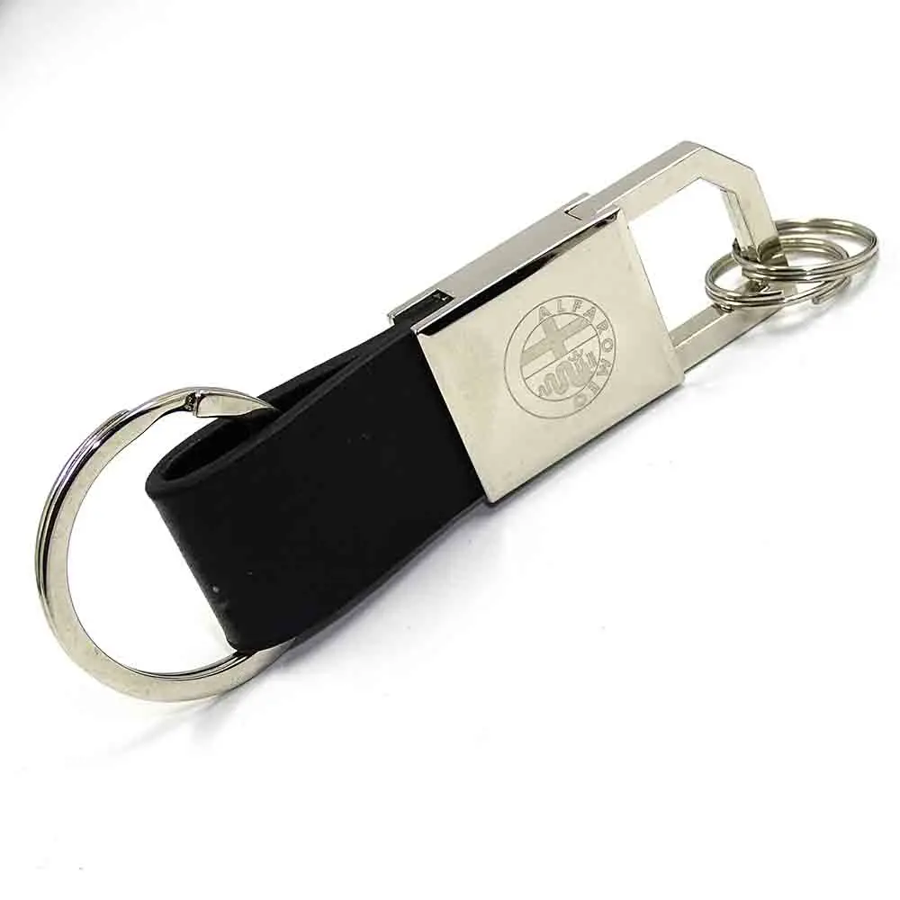 Брелок для автомобиля из натуральной кожи эмблема abarth 500 Fiat Lada Renault Dacia Opel Alfa Romeo