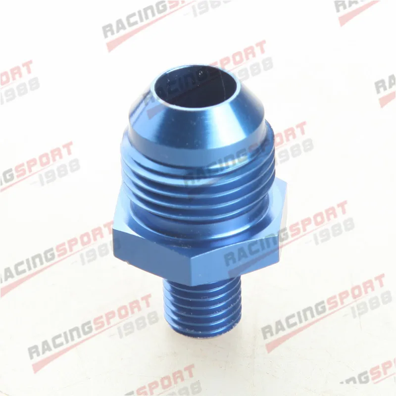 

8AN Male Flare к M10x1.25 (мм) метрический прямой фитинг адаптер синий