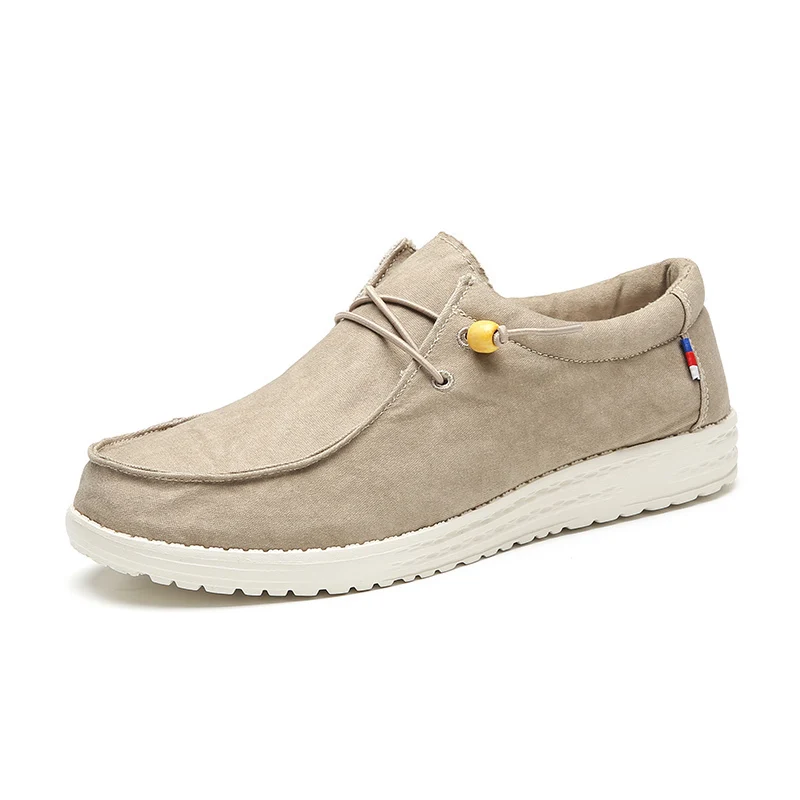 

Summer 2021 Trend Men's Canvas Casual Sneakers Slip-on Leisure Men Shoes Breathable Light Adhesive Big Size Zapatillas Hombre