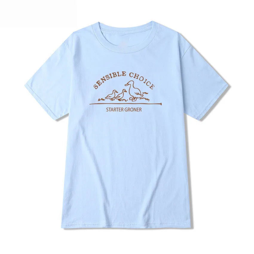 

2021 Summer Cartoon Print T-Shirt Men Round Neck Short Sleeve Cotton Tops Harajuku Tees Shirt Male Loose Casual Tee 12 Colors