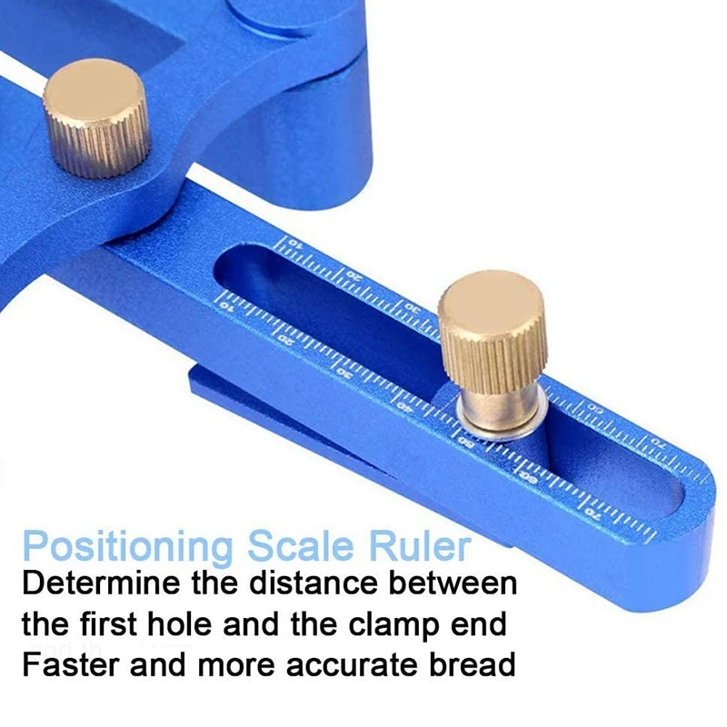 

Self-Centering Drilling Fixture, 6/8/10mm Dowel Fixture Drilling Guide, Woodworking Locator Positioning Tool