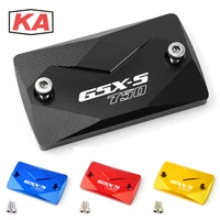for suzuki gsx s 750 gsxs750 gsxs 750 all year motorcycle accessories front brake fluid reservoir cap cover with logo gsx s750