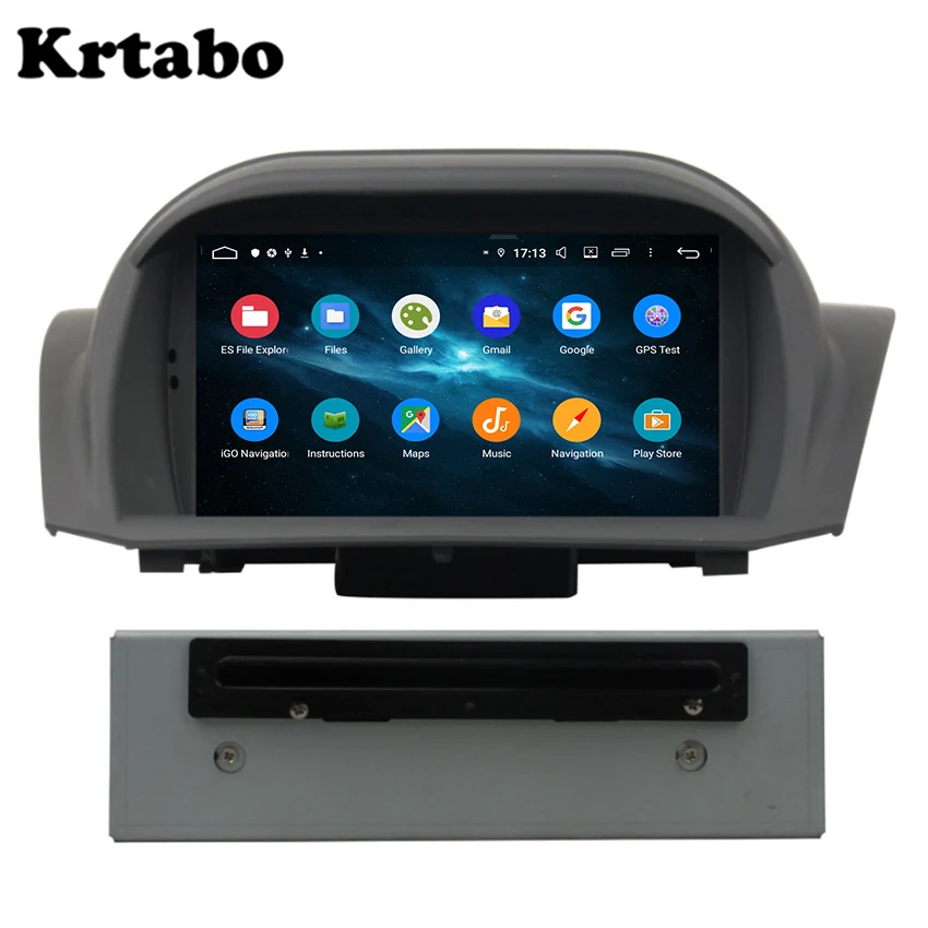 Автомобильный радиоприемник Android мультимедийный плеер Octa core 4G RAM для Ford Fiesta 2011-2016