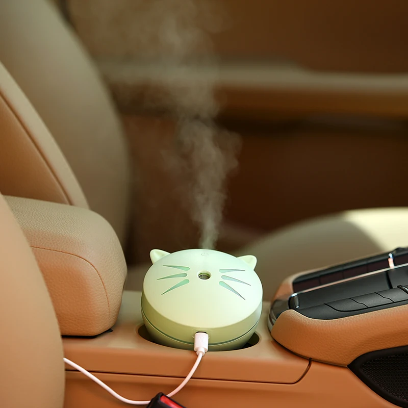 Настольный Ультразвуковой увлажнитель воздуха 150 мл с забавным котом USB