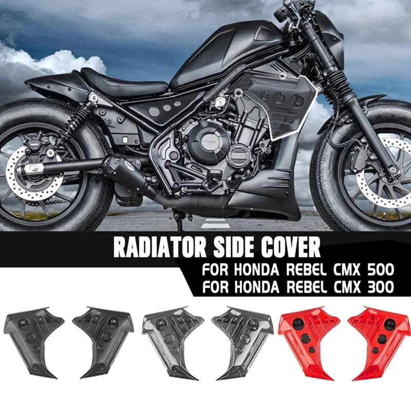 

Motorcycle Fairing Guard Case Cover Engine Side Frame Panel for Honda Rebel CMX300 CMX500 2017 - 2021