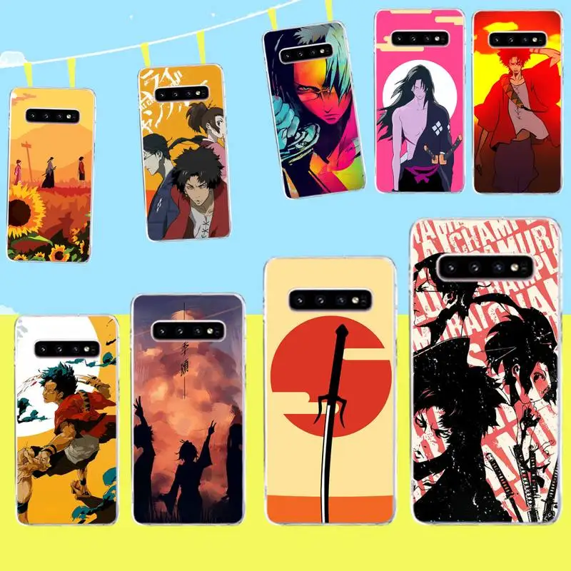 

CUTEWANAN Anime Samurai Champloo DIY Painted Bling Phone Case for Samsung S9 plus S5 S6 S7 edge S8 S10 plus