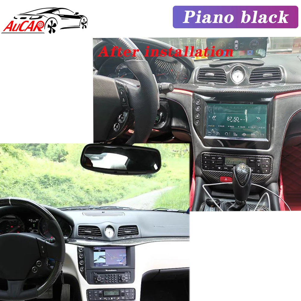 AuCAR " Android 8,1 DIN Автомобильный мультимедийный радио для Maserati GT/GC GranTurismo 2007- gps Навигация стерео аудио DVD плеер