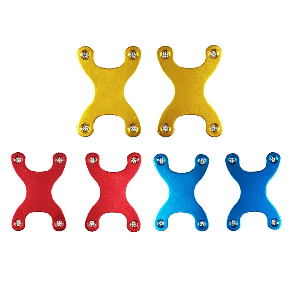 

2pcs Aluminum Alloy Skateboard Deck Gasket Skateboard Anti-subsidence Washer Pad H-type Deck Protective Hardware Parts