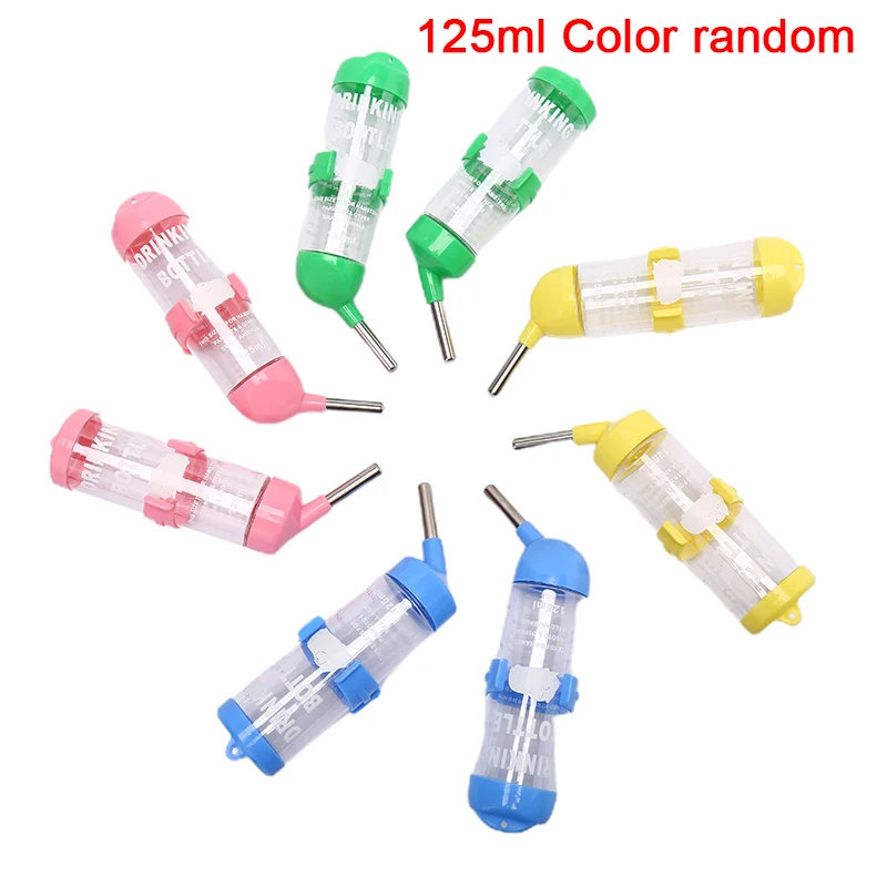 

1PC Plastic Hamster Pet Drinker Water Bottle Dispenser Feeder Hanging Dog Guinea Pig Squirrel Rabbit Drinking Head Fountain