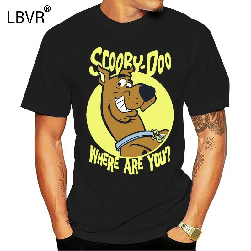 Scooby Doo 50 е годовщина где вы официально лицензированы взрослая футболка модная