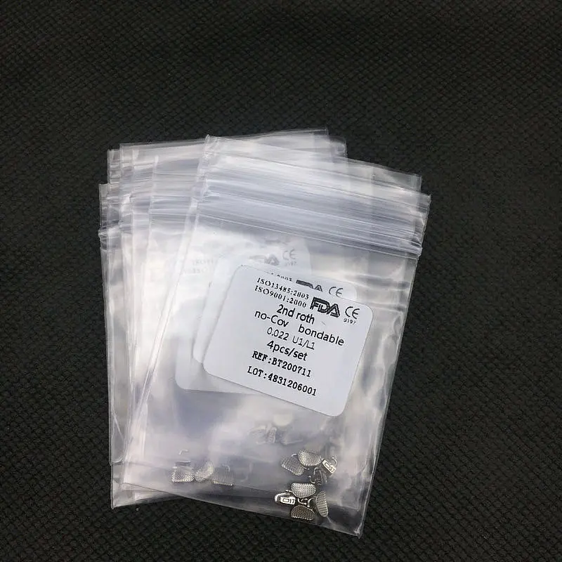 10 bags Dental Orthodontic Buccal Tube Bondable Non-convertible 1st/2nd Roth MBT Edgewise Tubes Braces Kit | Красота и здоровье