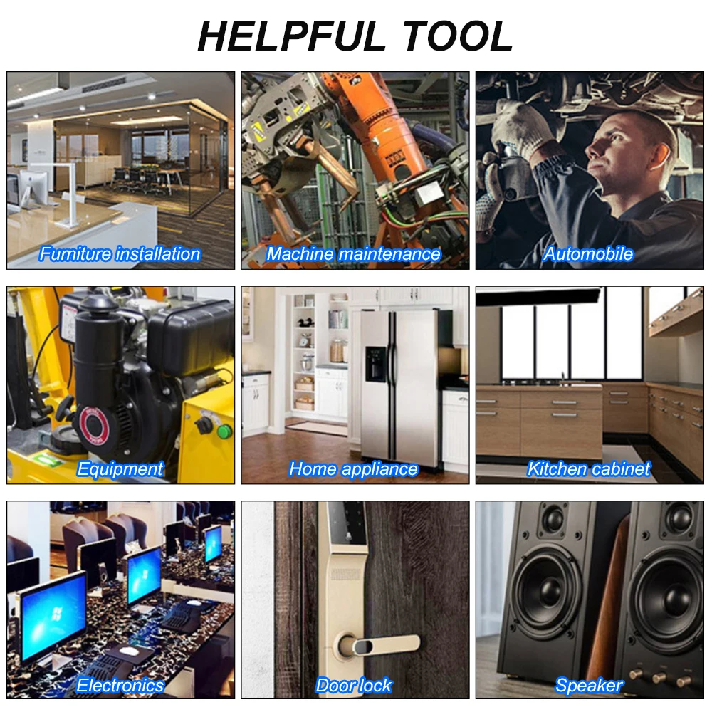 

Portable Multibit Screwdrivers Telescoping CR-V Magnetic Screwdriver Multitool with 10 Bit Sizes Torx Slotted Cross Triwing Tips