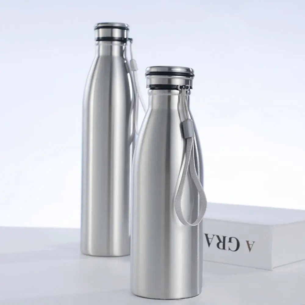 

650/1000ml Water Bottle Stainless Steel Large Capacity Portable Gym Sport Drinking Bottles Outdoor Sports Water Bottle