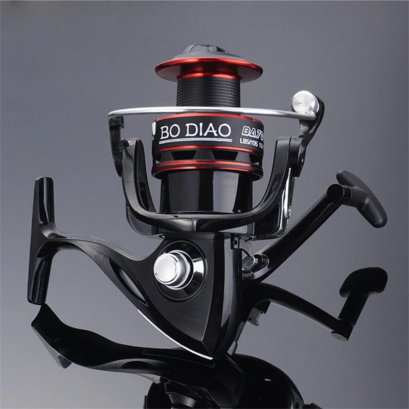 

Spinning Fishing Reel Metal Spool 12Kg Max Drag 5.2:1 Gear Ratio 12+1 BB Full Metal Carp Spinning Reel 500-5000 Series Pesca