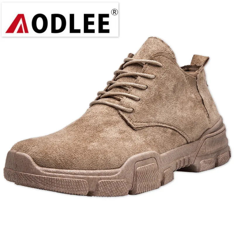 Зимние мужские ботинки модные удобные Martin botas hombre износостойкая нескользящая