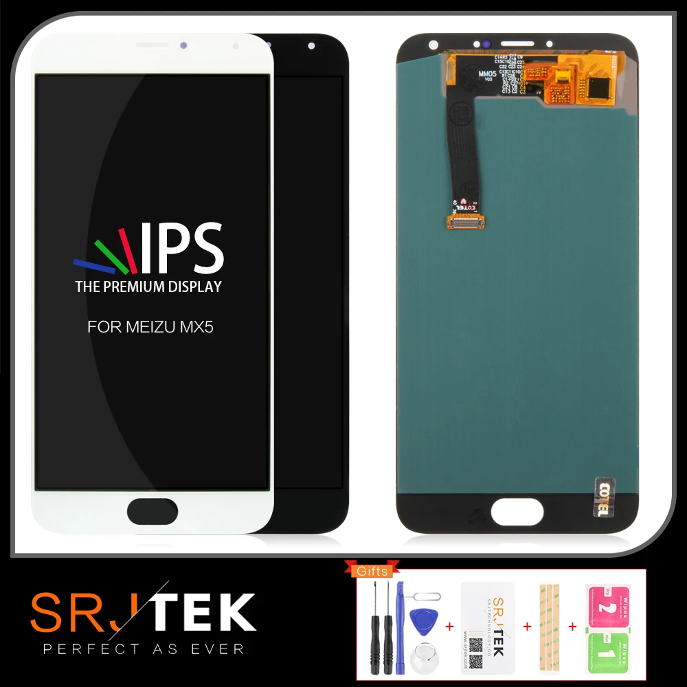 ЖК дисплей SRJTEK 5 дюйма для Meizu MX5 дигитайзер сенсорного экрана матричный экран в