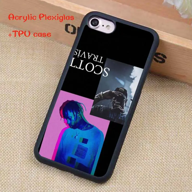 

Travise Scotts Phone Case For iphone 12 pro max case 11 Pro MAX X XR XS SE 2020 6S 7 8 Plus Acrylic Plexiglass TPU