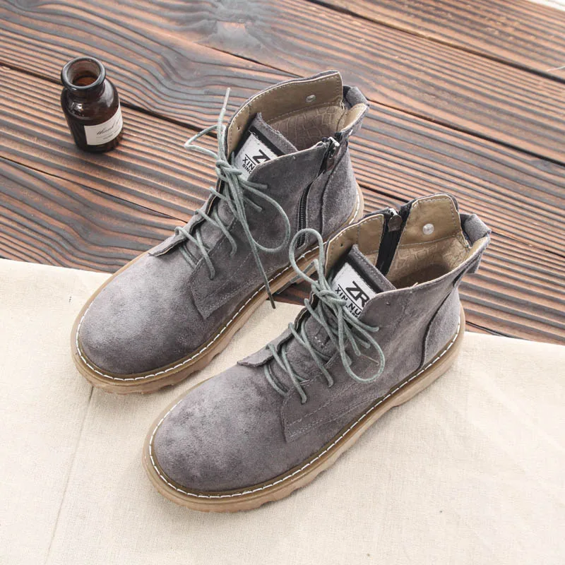 Careaymade-винтажные удобные женские ботинки ручной работы на мягкой подошве