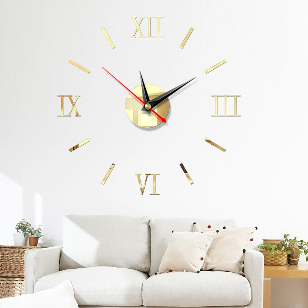 Акриловые самоклеящиеся 3d-наклейки в современном стиле кварцевые цифры с