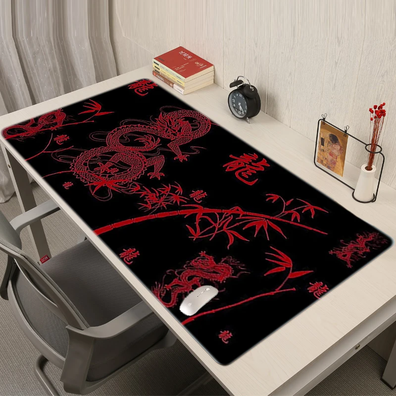 

Chinese Style Dragon Mouse Pad Gaming Accessories Large Mousepad DeskMat Xxl Deskpad Table Pads Computer Custom Mause Pad Diy