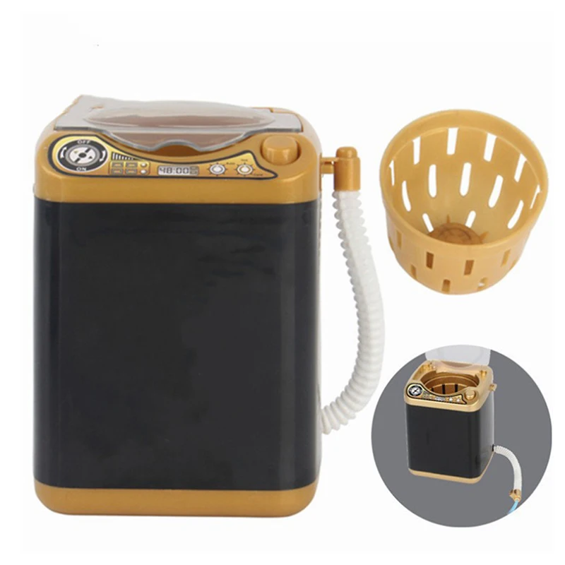 1 шт. миниатюрная модная электрическая стиральная машина кисти для макияжа