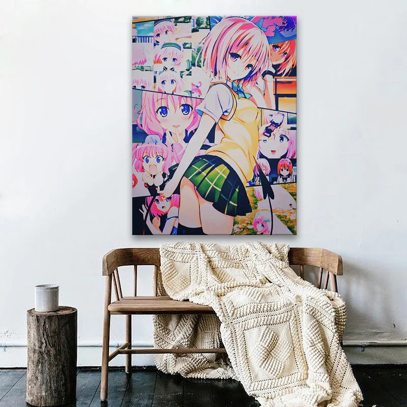 

Momo Belia Deviluke To LOVE-Ru, аниме, домашний декор, холст, живопись, настенные картины, украшение гостиной, художественные плакаты, принты