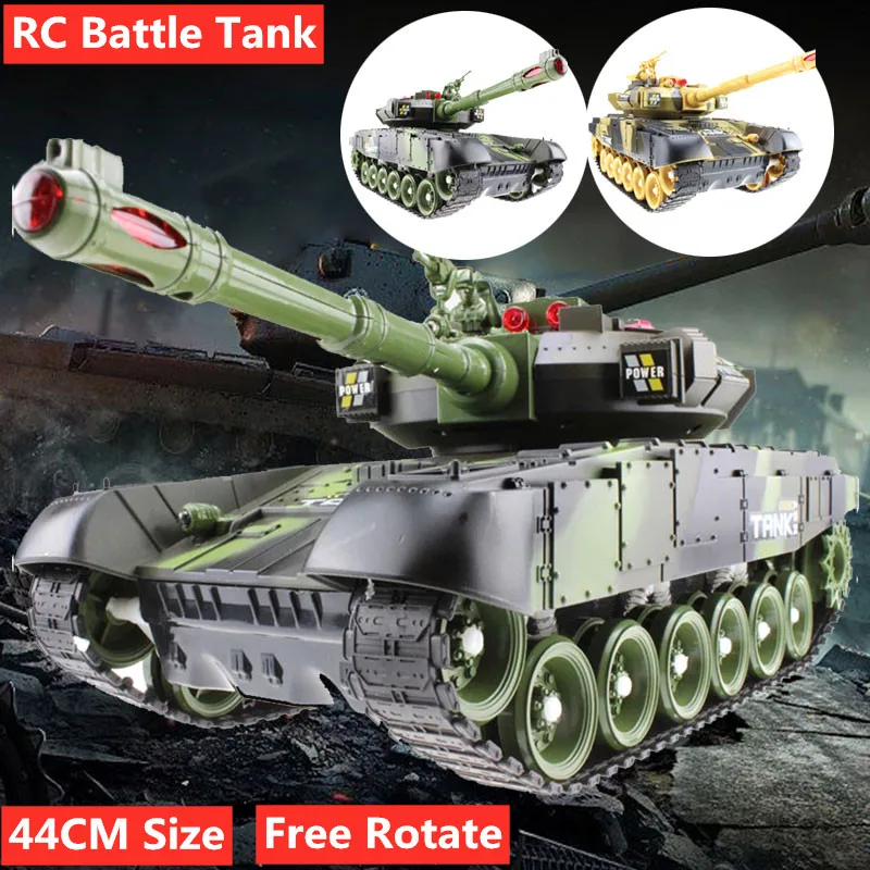Боевой танк с дистанционным управлением 2 4 ГГц 44 см со светодиодной подсветкой |