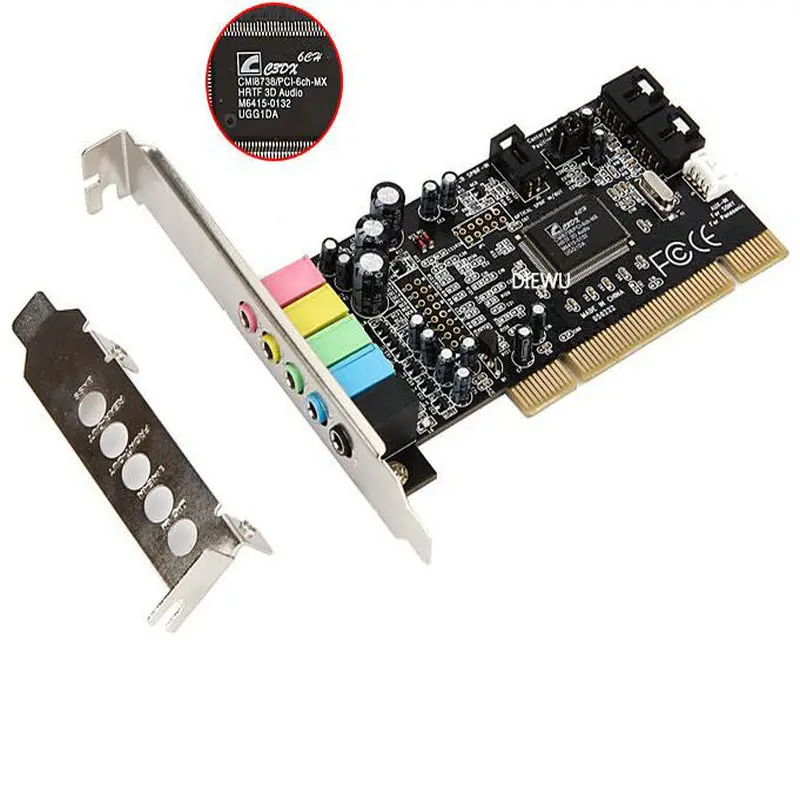 звуковая карта pci 5 1ch cmi8738 чипсет ци