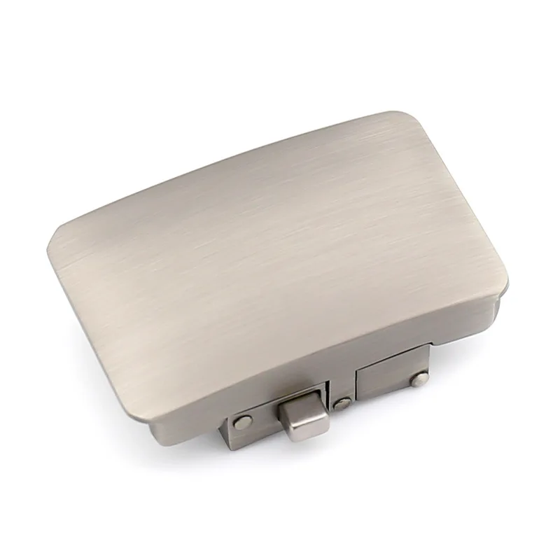 

Automatic Men Belt Buckle Black Silver Color Trendy Alloy Fit for 3.5cm Leather Waistband Western Boyfriend Apparel Accessories