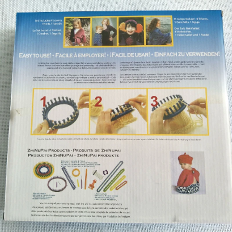 Ткацкий станок для вязания пластиковых круглых крышек инструменты плетения