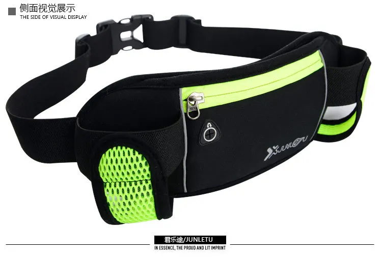 Running Bags Waist 2 Water Bottle Outdoor Camping Hiking Fitness Man Women Gym Lightweight Belt Bag Female Sports Fanny Packs