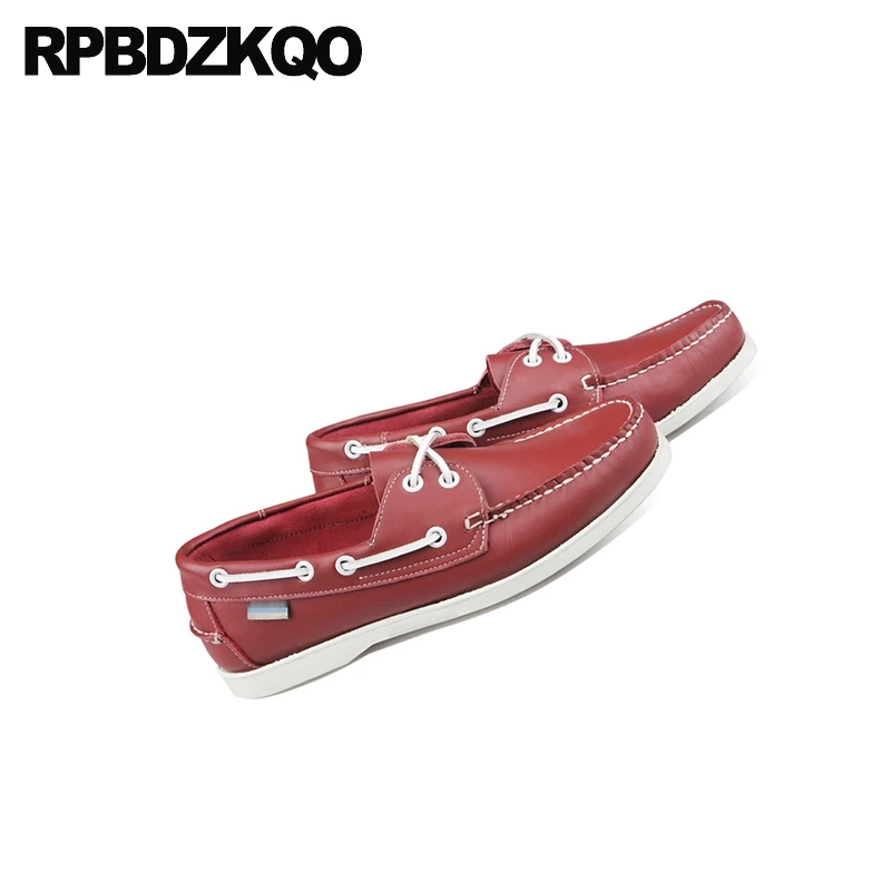 плоские твердый ретро повседневная новый большой размер Британский стиль