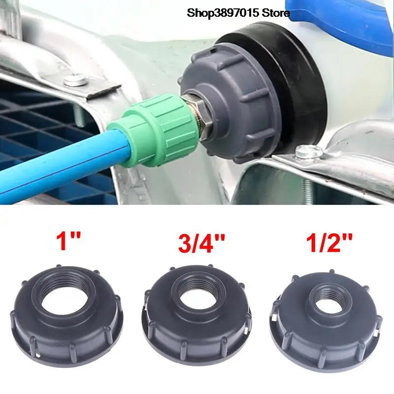 

New Durable Ibc Tank Fittings S60X6 Coarse Threaded Cap 60Mm Female Thread To 1/2 ", 3/4", 1 "Adapter Connector