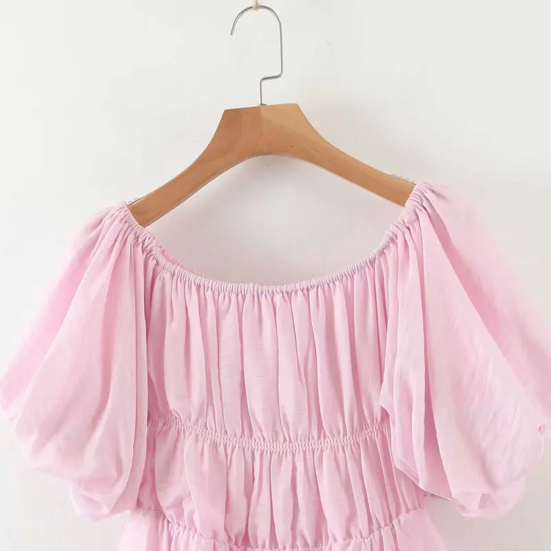 2020 популярный с открытыми плечами новые женские узкие розовое платье|Женские