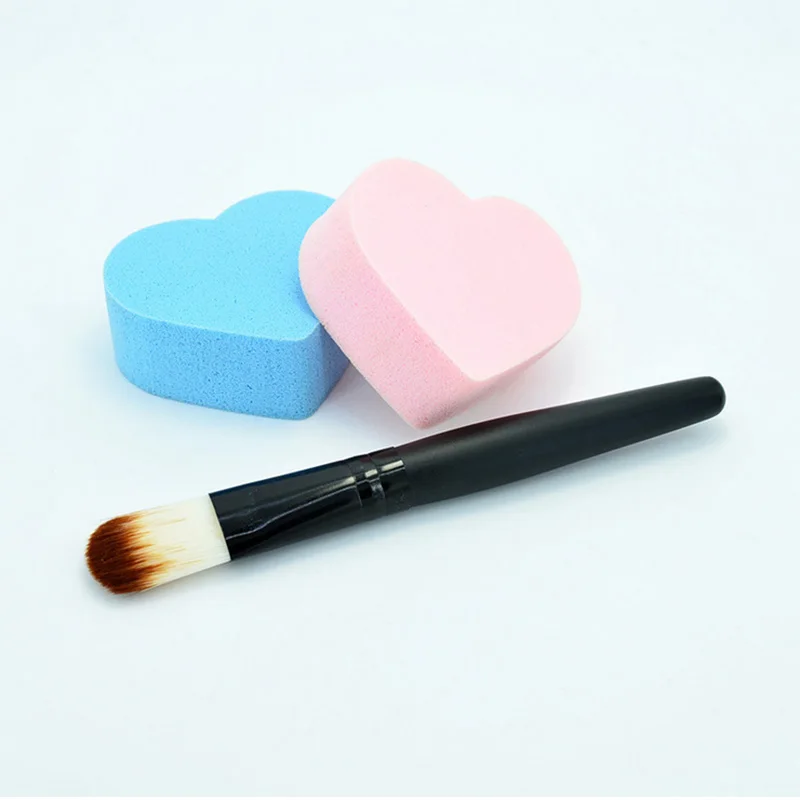 Foundation Blush Cheek Brush Makeup Brush with Cute Pink Handle Facial Beauty Makeup Tool 50Pcs/Lot Wholesales